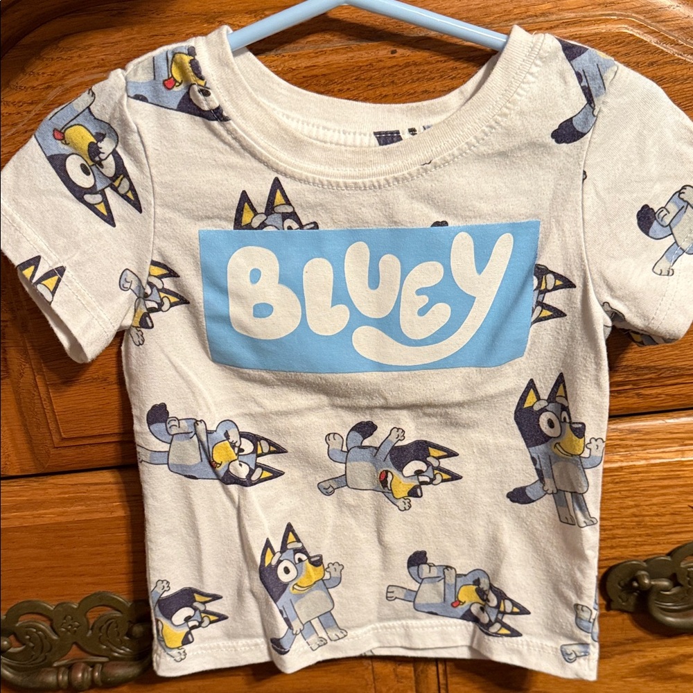 Kids T-Shirt - White and Blue